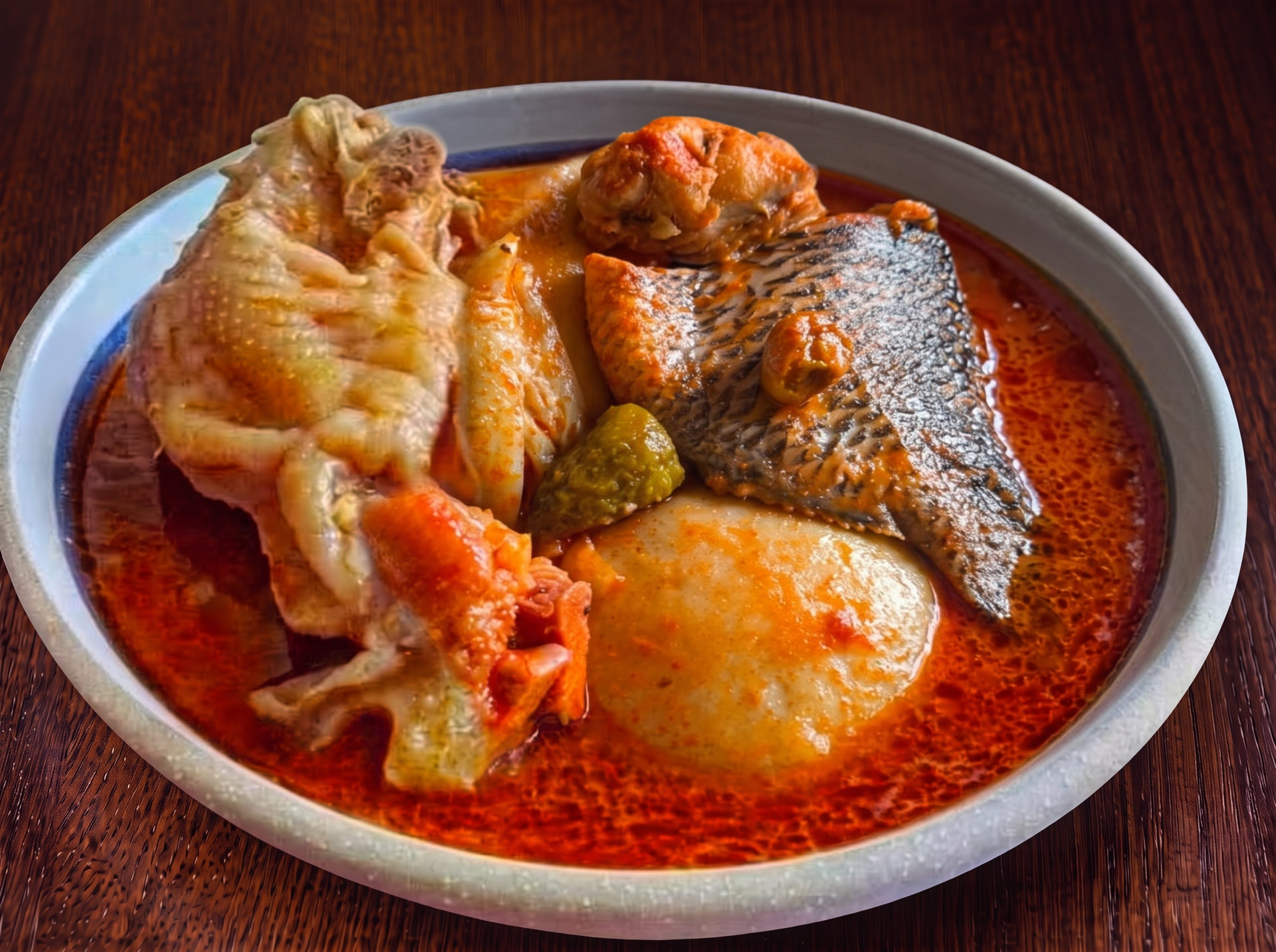 Kebabs, Samosas, Whole Fish