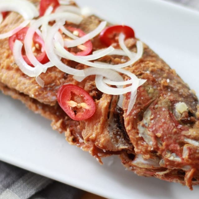 Fried Red Snapper.