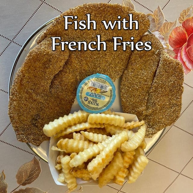 One Fish With Fries Combo.
