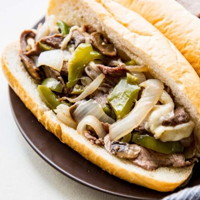 Steak and Cheese Whole Sandwich.