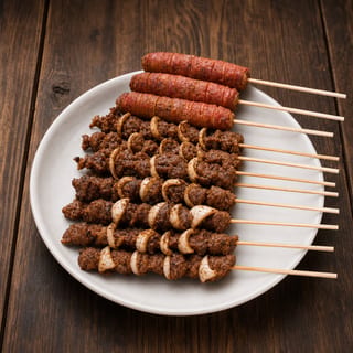 3 Pc Suya Kebaba With Fries