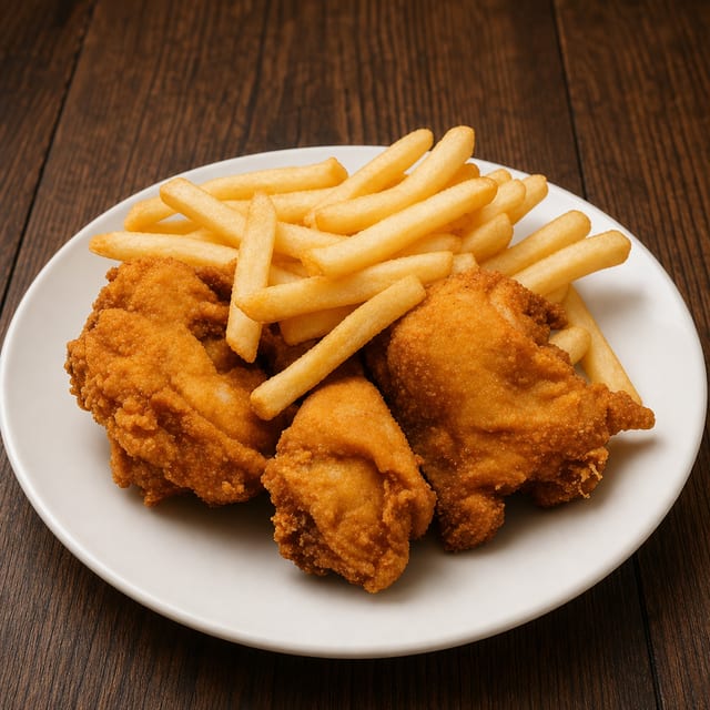 10 Pc Medium Chicken Wings Combo.